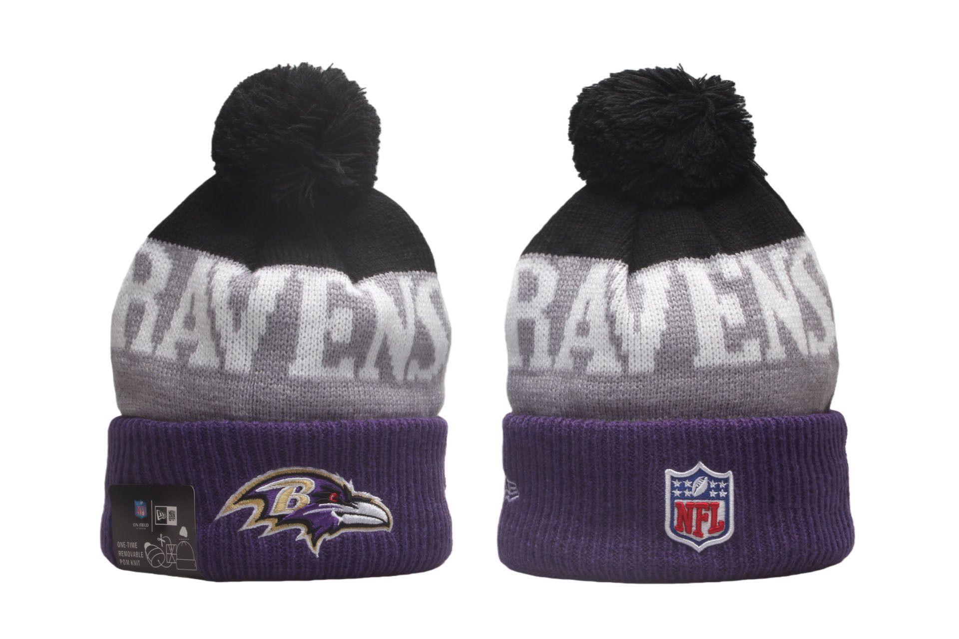 2026 NFL Baltimore Ravens Hat beanie style 07->nfl hats->Sports Caps